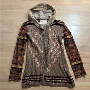 California Moonrise Cardigan with hood-Rarely worn